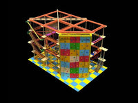 Load and play video in Gallery viewer, Kids Commercial Indoor Gym Rope Course
