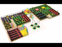 Load and play video in Gallery viewer, Park Obstacle Equipment Trampoline
