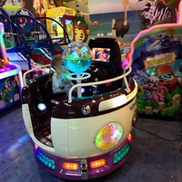 Load image into Gallery viewer, Indoor hot sale revolving cup kiddie ride coin operated plastic rotating games carousel Russian turntable for kids for sale
