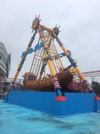 Load image into Gallery viewer, Swing Viking Ship Pirate Boat Rides
